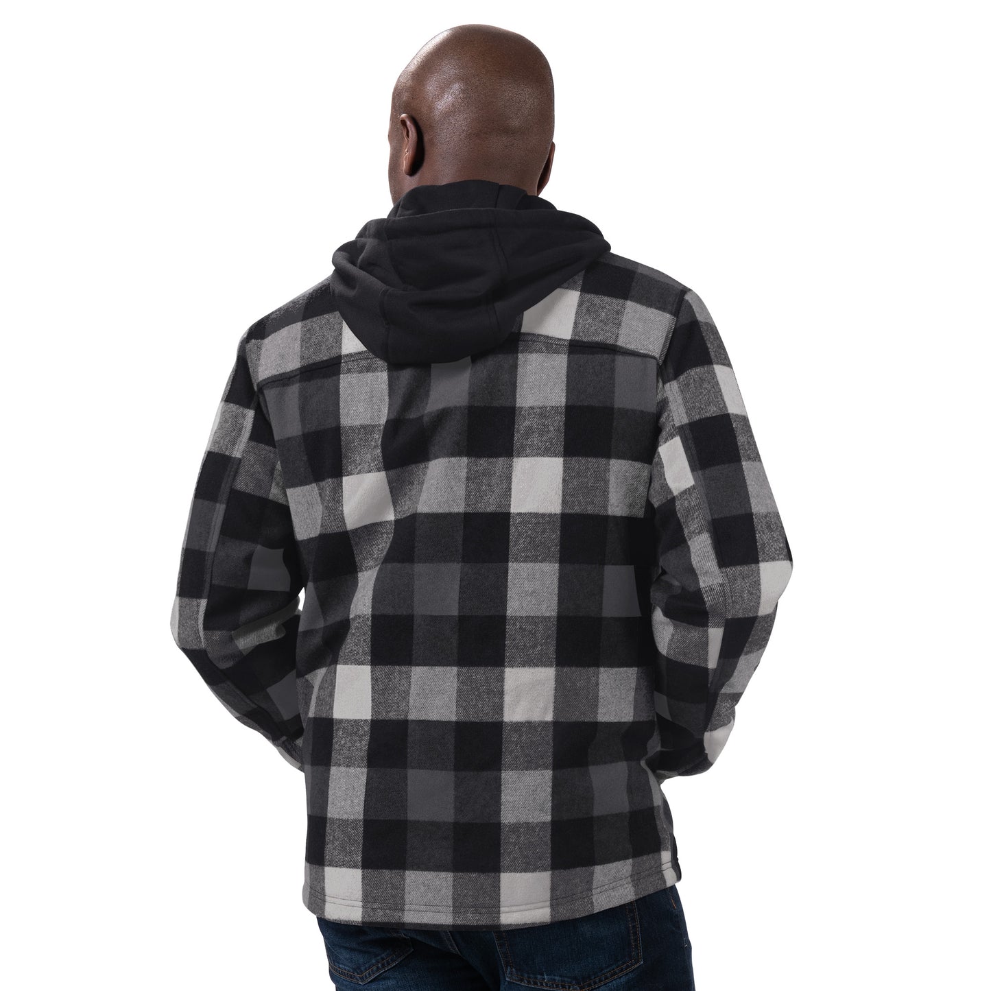 PITTSBURGH STEELERS MEN'S STARTER PLAID JACKET - BLACK