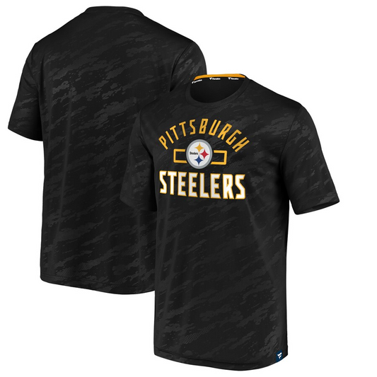 PITTSBURGH STEELERS MEN'S TEAM STEALTH ARCH TEE