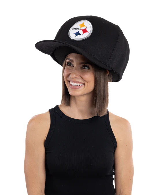 PITTSBURGH STEELERS NOGGIN OVERSIZED HAT - BLACK