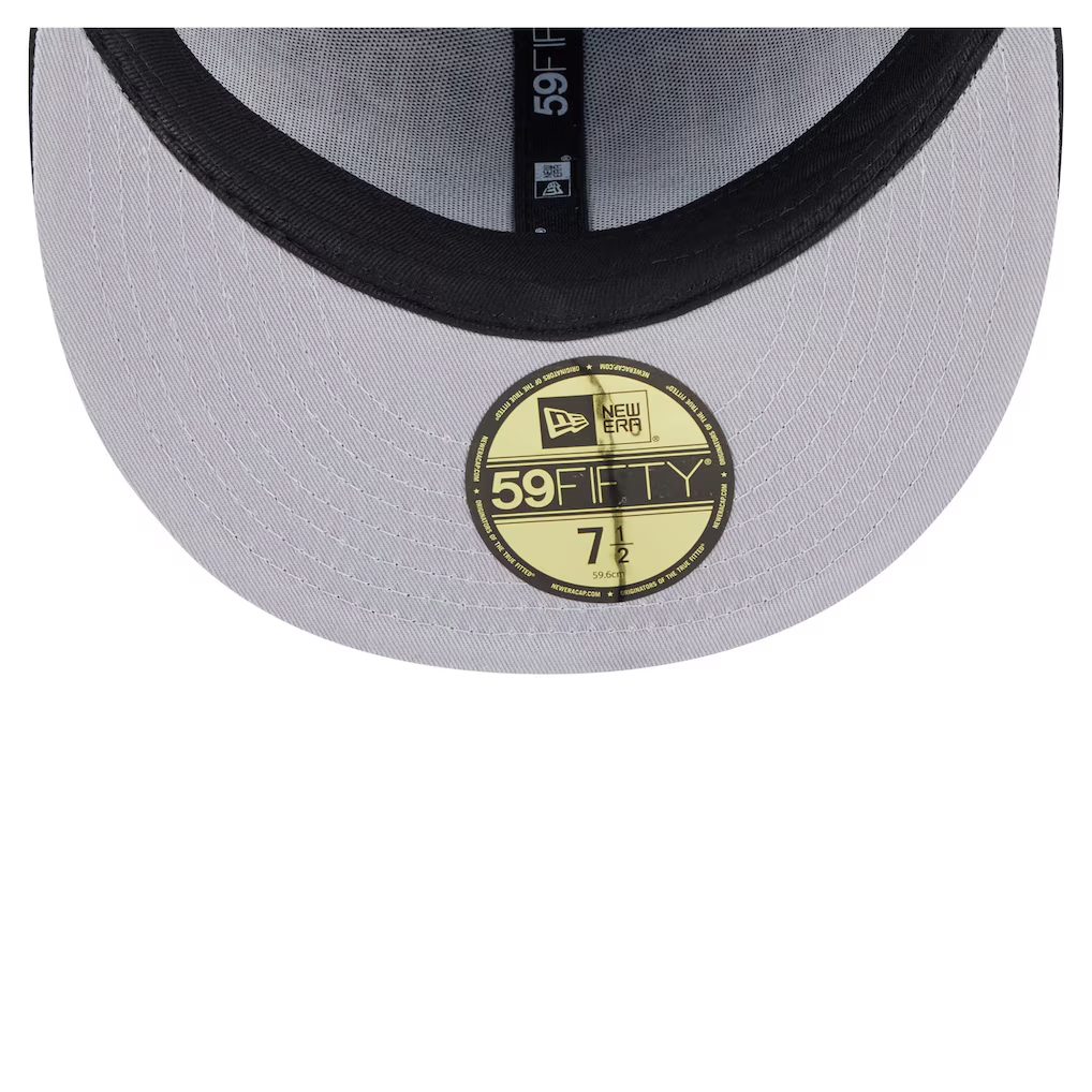 PITTSBURGH STEELERS OVERSIZED 59FIFTY FITTED HAT - BLACK