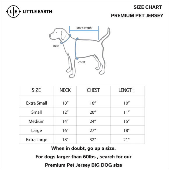 Kansas City Royals Dog Jersey - Extra Small