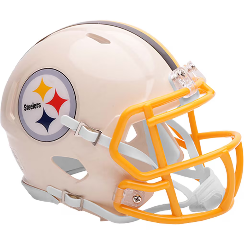 PITTSBURGH STEELERS RETRO COLLECTION RIDDELL SPEED MINI HELMET