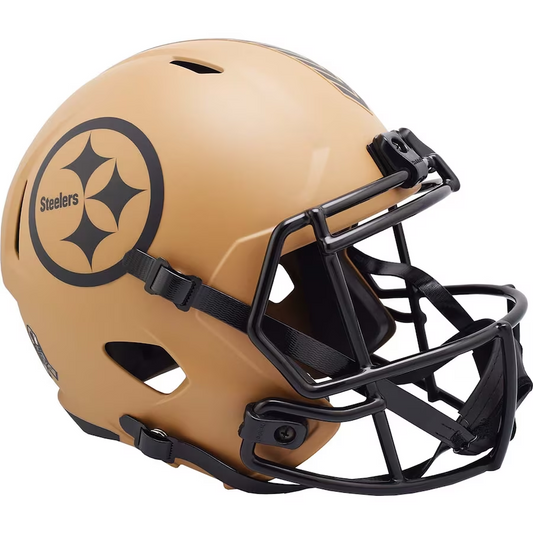 PITTSBURGH STEELERS RIDDELL 2023 SALUTE TO SERVICE FULL SIZE REPLICA SPEED HELMET