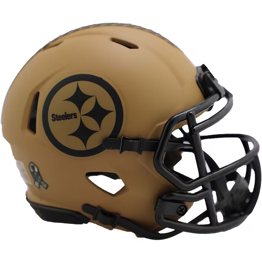 PITTSBURGH STEELERS RIDDELL 2023 SALUTE TO SERVICE MINI SPEED HELMET