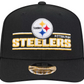 PITTSBURGH STEELERS STATED 9SEVENTY STRETCH-SNAP ADJUSTABLE HAT - BLACK