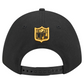 PITTSBURGH STEELERS TEAM COLLECTION 9FORTY M-CROWN SNAPBACK ADJUSTABLE HAT - BLACK