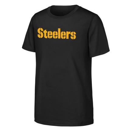 PITTSBURGH STEELERS TJ WATT YOUTH OUTERSTUFF NAME NUMBER T-SHIRT - BLACK