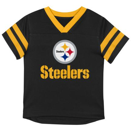 PITTSBURGH STEELERS TODDLER OUTERSTUFF REDZONE SET - BLACK/GOLD