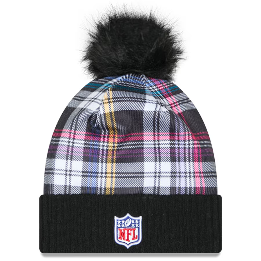 PITTSBURGH STEELERS WOMEN'S 2024 NFL CRUCIAL CATCH KNIT BEANIE WITH POM