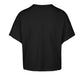 PITTSBURGH STEELERS WOMEN'S '47 BRAND ELATION OVERSIZED NOTCH T-SHIRT - BLACK
