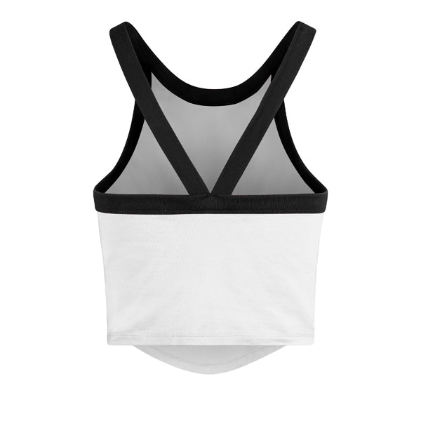 PITTSBURGH STEELERS WOMEN'S '47 BRAND ENERGIZE SPORTY CROPPED RACERBACK TANK TOP