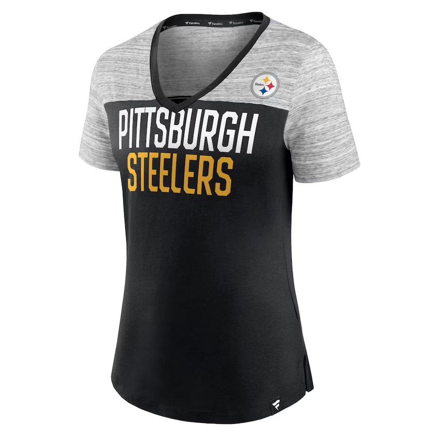 PITTSBURGH STEELERS WOMEN S CLOSE QUARTER T SHIRT JR S SPORTS