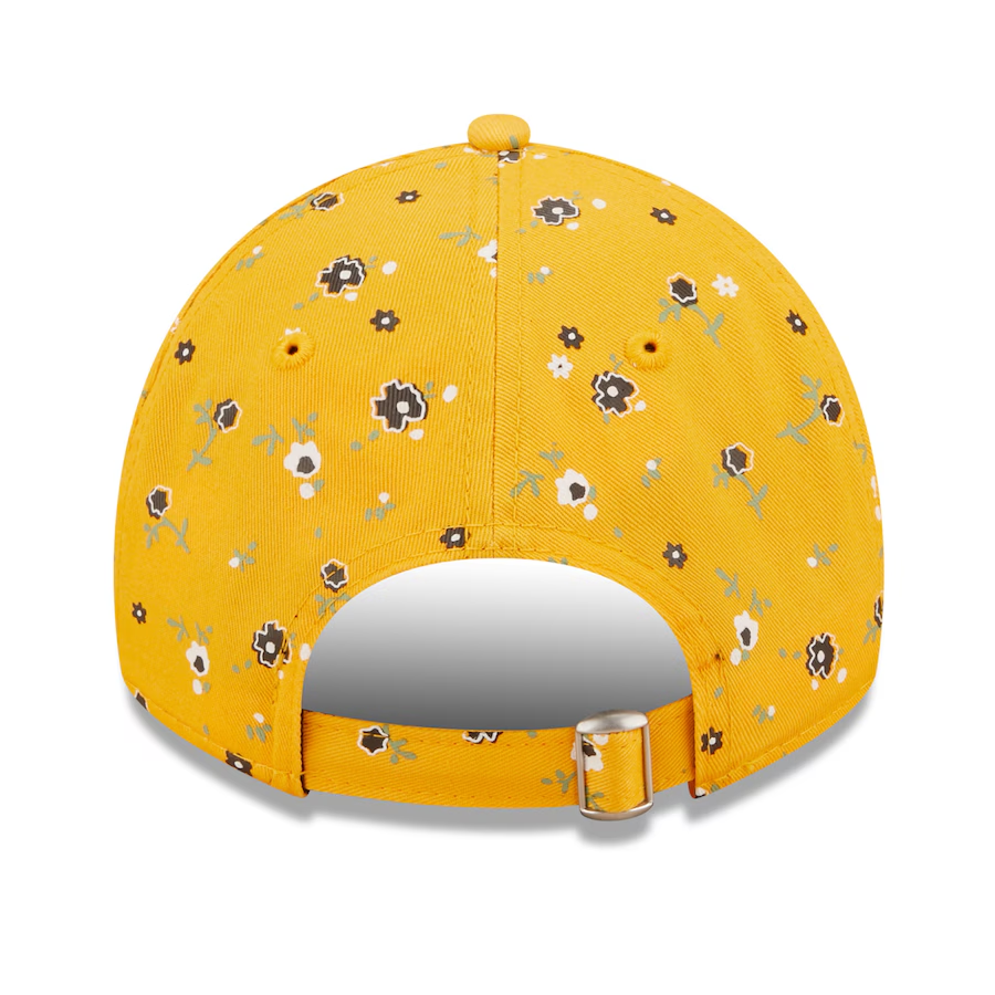 PITTSBURGH STEELERS WOMEN'S FLORAL 9TWENTY ADJUSTABLE HAT - GOLD