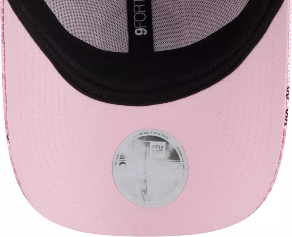 PITTSBURGH STEELERS WOMEN'S SEQUIN 9FORTY ADJUSTABLE HAT - PINK