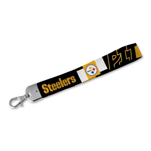 PITTSBURGH STEELERS WRISTLET LANYARD KEYCHAIN