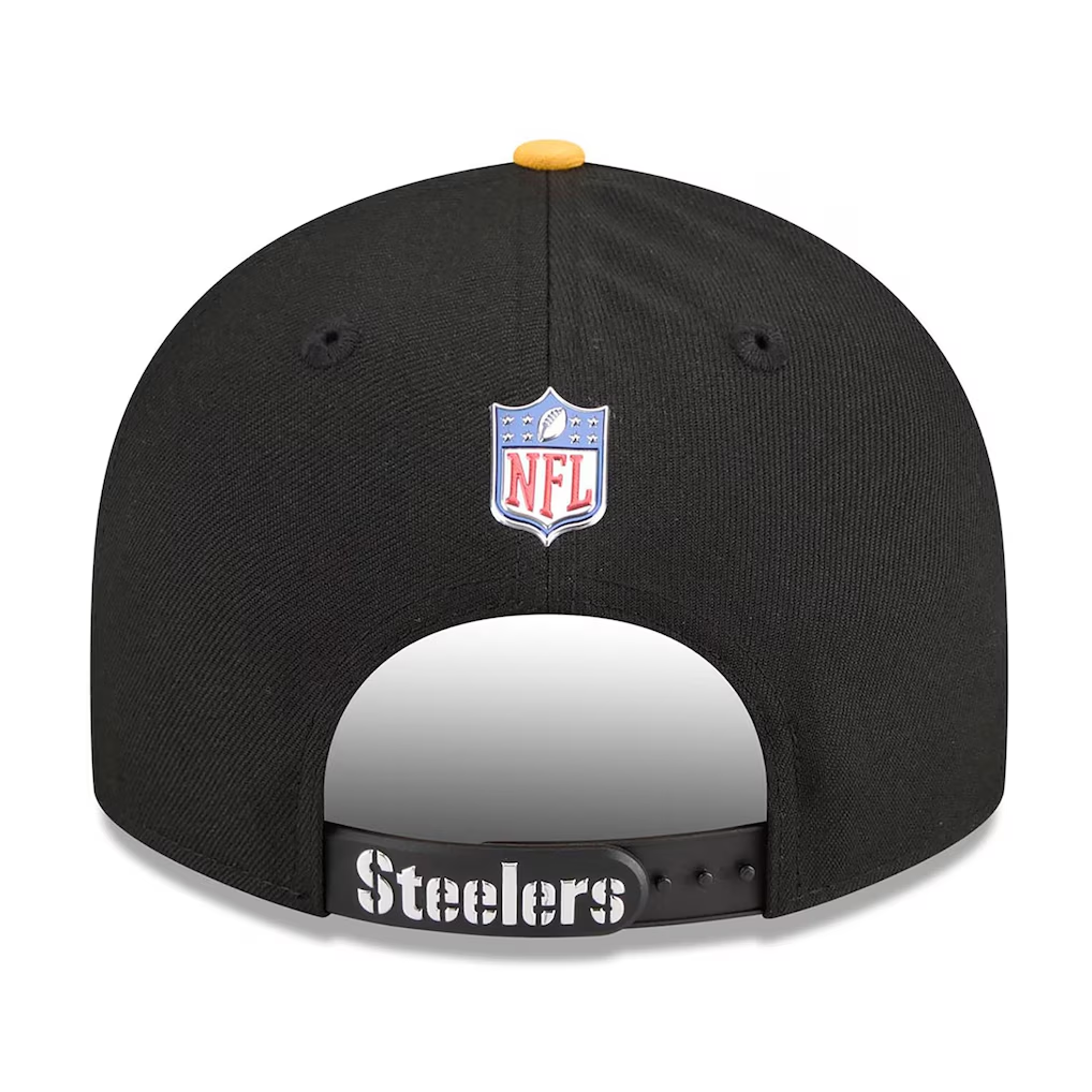 PITTSBURGH STEELERS YOUTH 2026 NFL DRAFT 9FIFTY SNAPBACK HAT - BLACK/GOLD