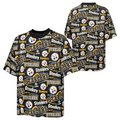 PITTSBURGH STEELERS YOUTH OUTERSTUFF SHIFT T-SHIRT - BLACK