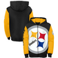 PITTSBURGH STEELERS YOUTH POSTER BOARD FULL -ZIP HOODED SWEATSHIRT