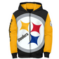 PITTSBURGH STEELERS YOUTH POSTER BOARD FULL -ZIP HOODED SWEATSHIRT