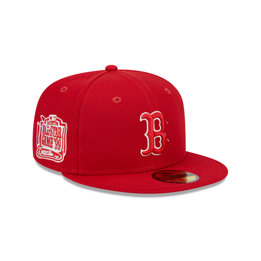 BOSTON RED SOX SIDEPATCH 1999 ALL-STAR GAME 59FIFTY FITTED HAT -  RED/WHITE