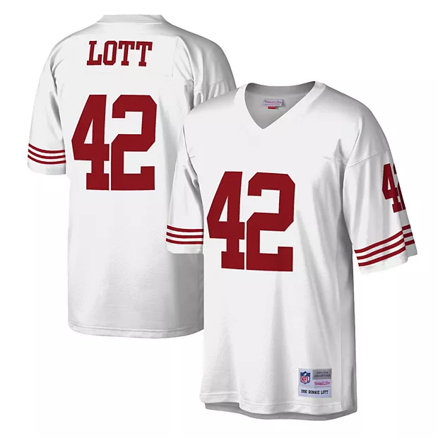RONNIE LOTT SAN FRANCISCO 49ERS HOMBRE 1990 MITCHELL &amp; NESS PREMIER JERSEY