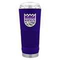 SACRAMENTO KINGS METAL TEAM EMBLEM 24OZ DRAFT TUMBLER - PURPLE/PURPLE