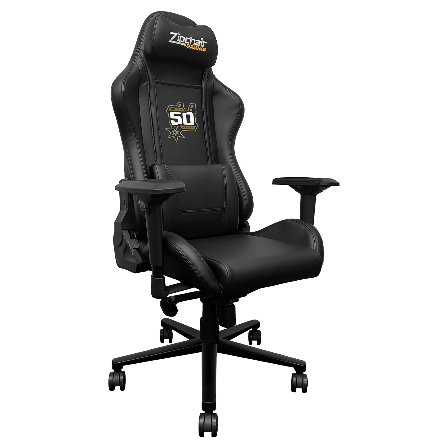 SAN ANTONIO SPURS XPRESSION PRO GAMING CHAIR WITH TEAM COMMEMORATIVE LOGO