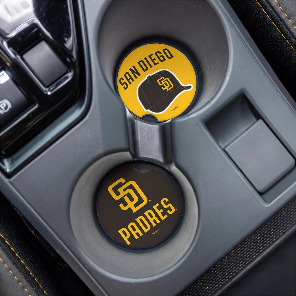 SAN DIEGO PADRES 2-PIECE CAR COASTER SET