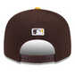SAN DIEGO PADRES 2025 MLB ALL-STAR GAME 9FIFTY SPLIT PANEL SNAPBACK HAT -BROWN/GOLD