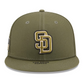 SAN DIEGO PADRES 2026 MLB ARMED FORCES 9FIFTY SNAPBACK HAT - OLIVE