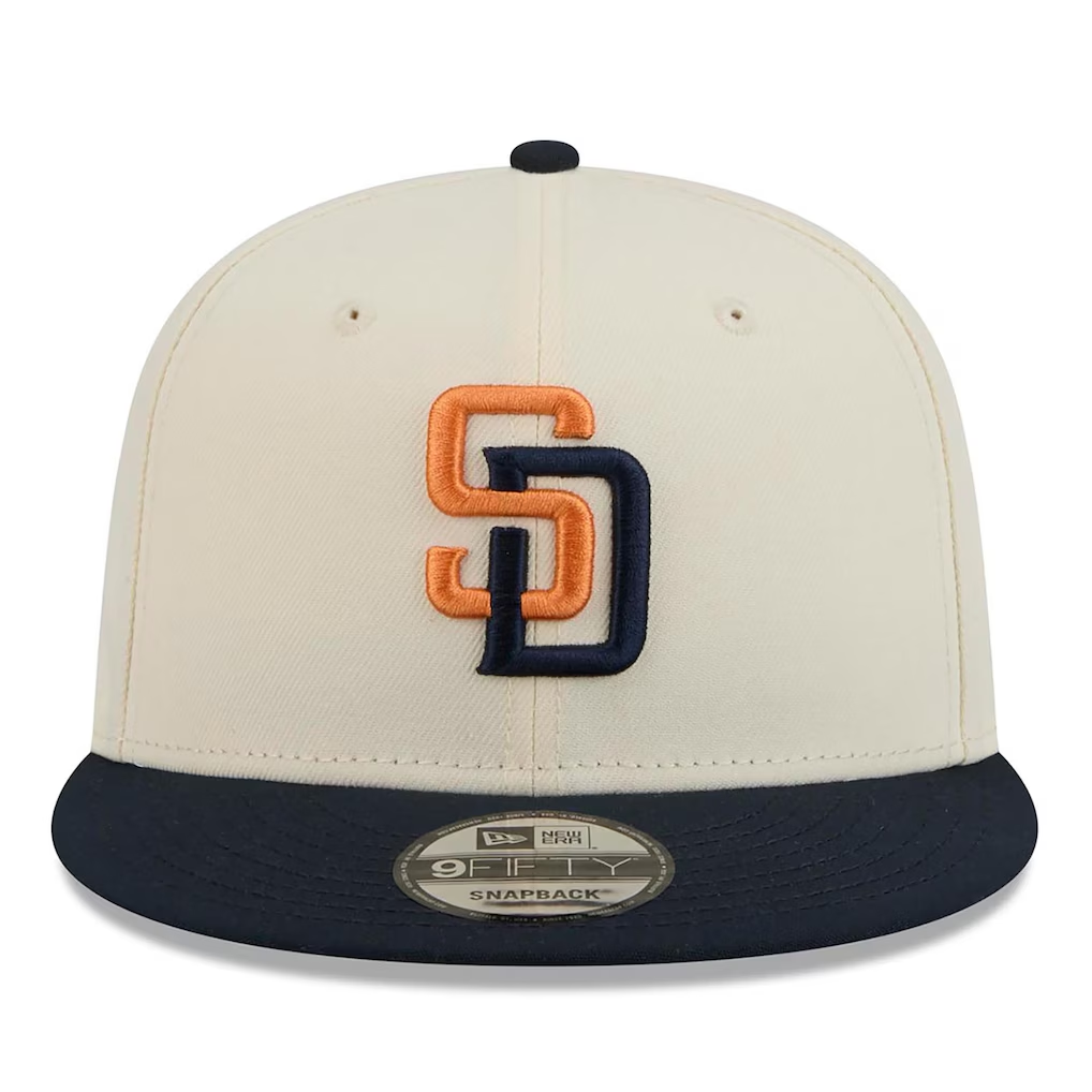 SAN DIEGO PADRES 2026 MLB CITY CONNECT 9FIFTY SNAPBACK HAT - CHROME WHITE/OBSIDIAN