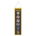 SAN DIEGO PADRES 8" X 32" EVOLUTION WOOL BANNER