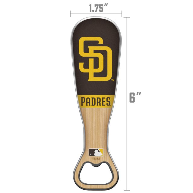 SAN DIEGO PADRES BASEBALL BAT BOTTLE OPENER