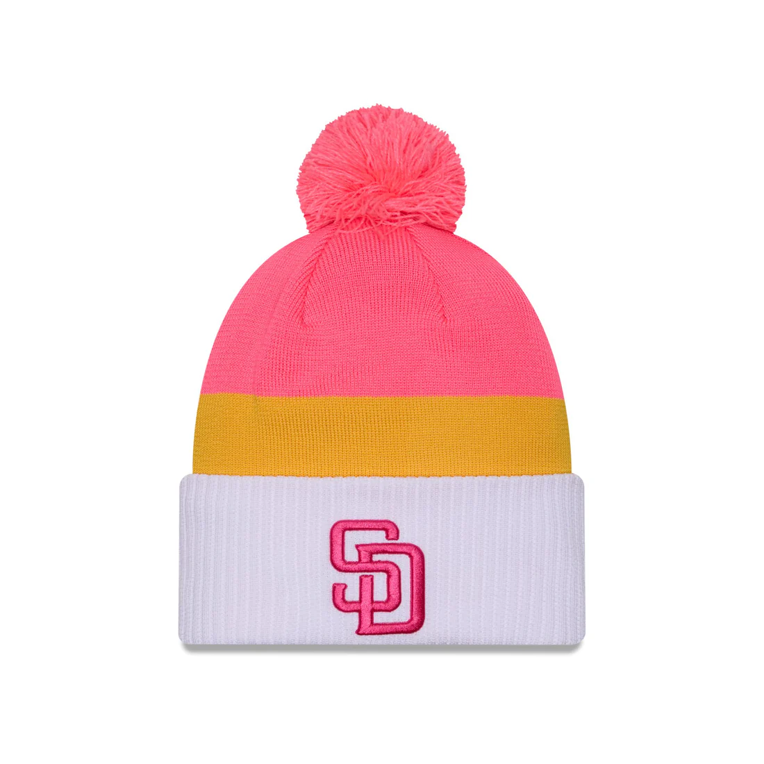 SAN DIEGO PADRES CITY CONNECT CUFFED KNIT BEANIE WITH POM