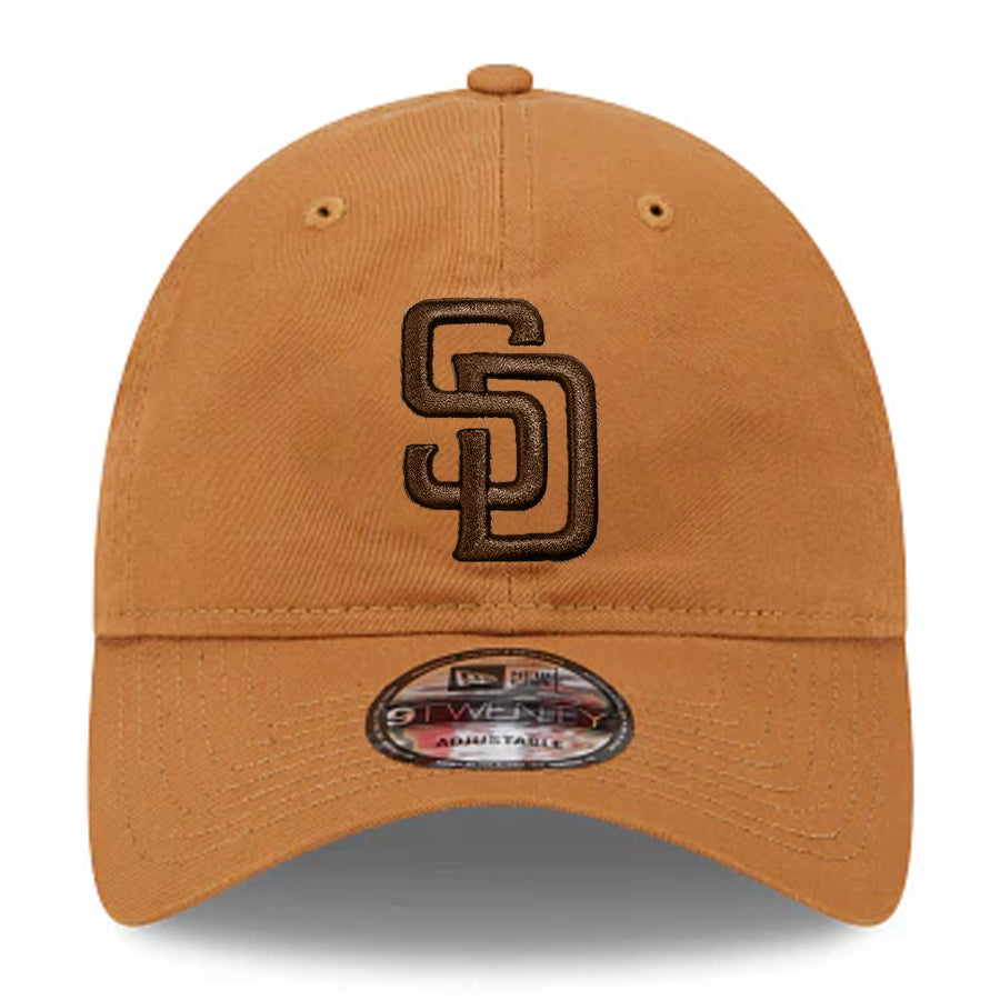SAN DIEGO PADRES CORE CLASSIC 9TWENTY ADJUSTABLE HAT - LIGHT BRONZE