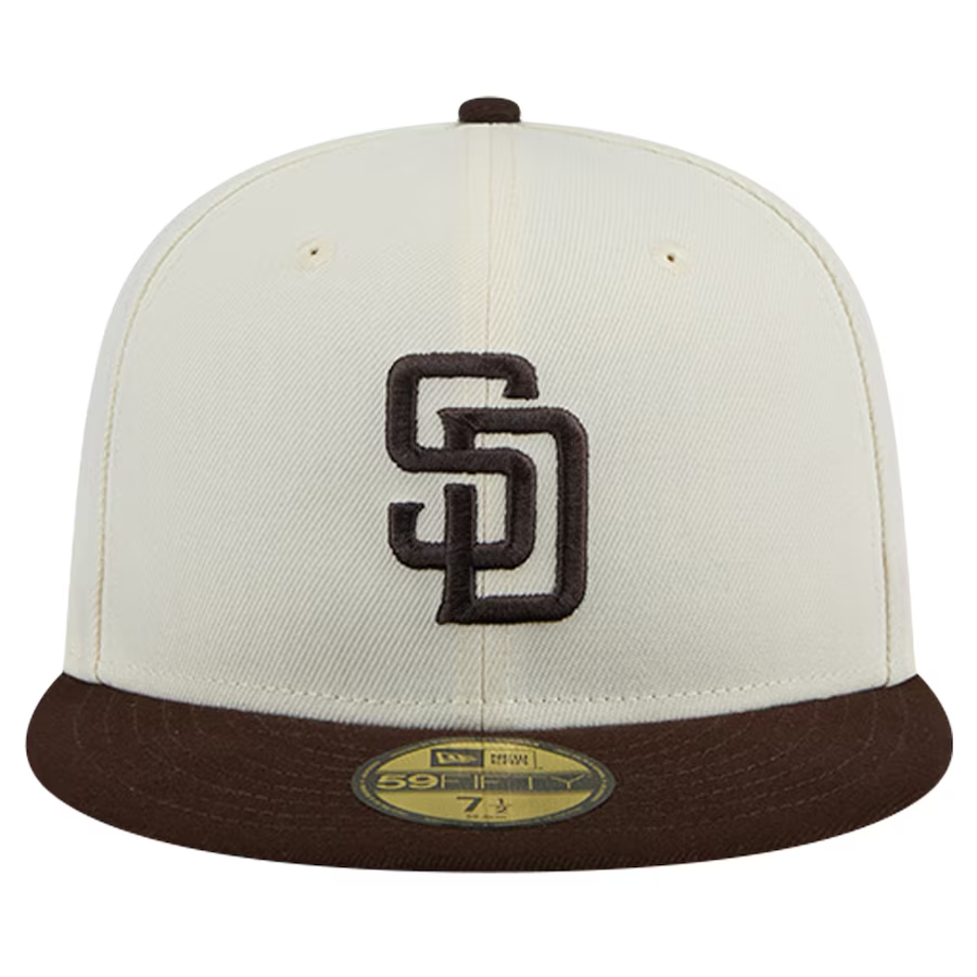 SAN DIEGO PADRES EVERGREEN CHROME 59FIFTY FITTED HAT