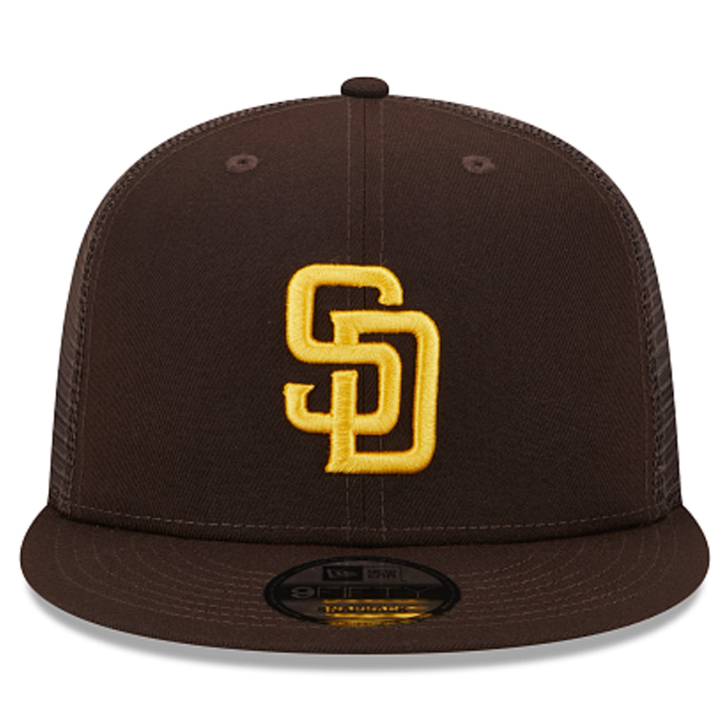 SAN DIEGO PADRES EVERGREEN TRUCKER 9FIFTY SNAPBACK HAT - BROWN