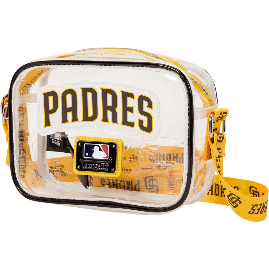 SAN DIEGO PADRES LOUNGEFLY CLEAR CROSSBODY BAG