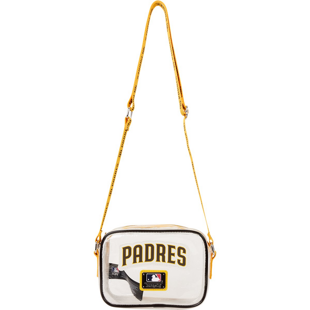 SAN DIEGO PADRES LOUNGEFLY CLEAR CROSSBODY BAG