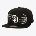 SAN DIEGO PADRES MITCHELL & NESS JBONES SNAPBACK HAT