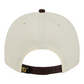 SAN DIEGO PADRES NEW ERA CLASSIC 9FIFTY A-FRAME SNAPBACK HAT - CHROME WHITE/BROWN