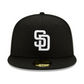 GORRA AJUSTADA 59FIFTY DEL JUEGO DE ESTRELLAS 2016 CON PARCHE LATERAL DE LOS PADRES DE SAN DIEGO - NEGRO/BLANCO