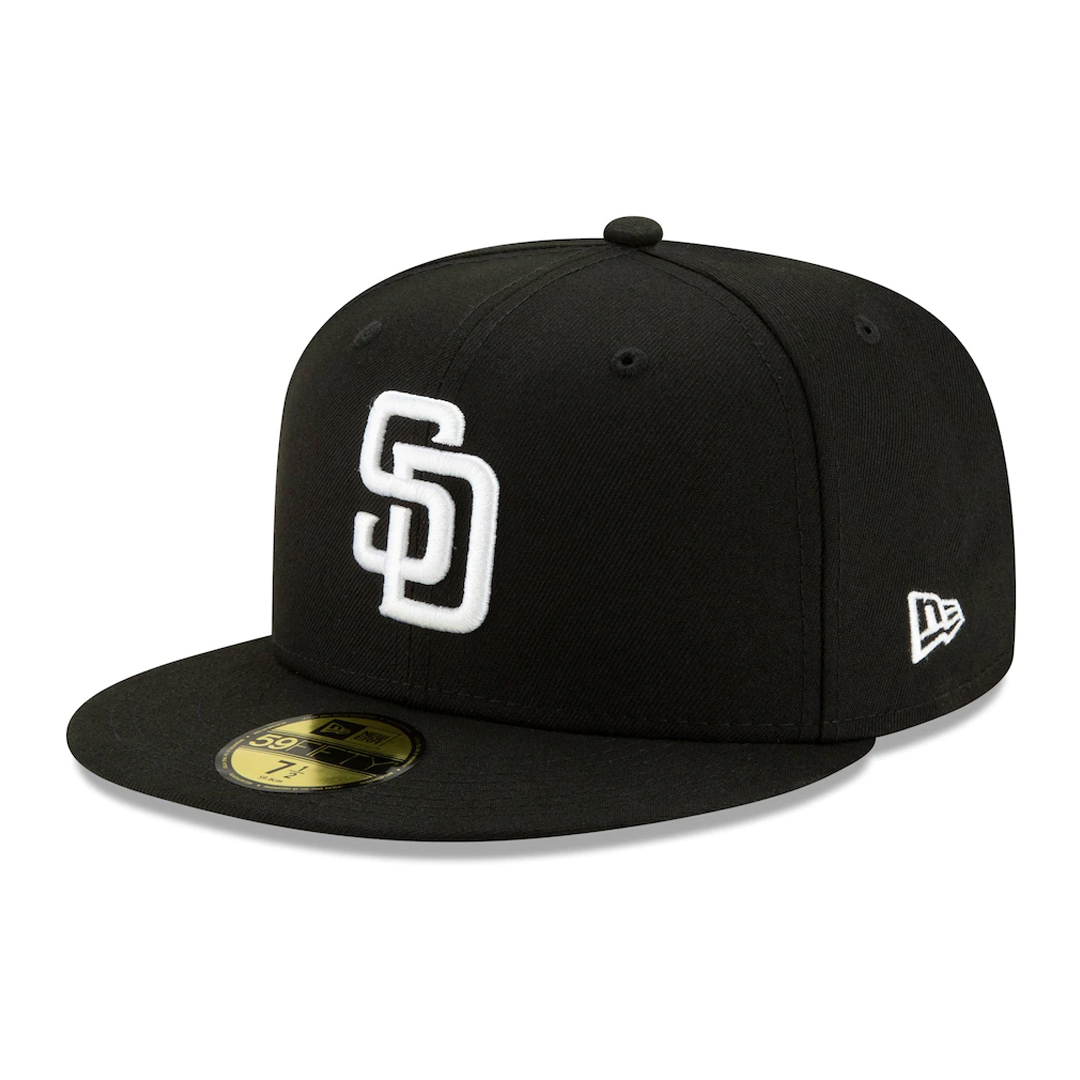 SAN DIEGO PADRES SIDEPATCH 2016 ALL-STAR GAME 59FIFTY FITTED HAT - BLACK/ WHITE