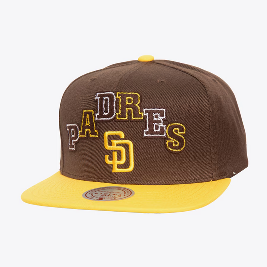 SAN DIEGO PADRES UPRISE LOGO SNAPBACK HAT