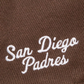 SAN DIEGO PADRES UPRISE LOGO SNAPBACK HAT
