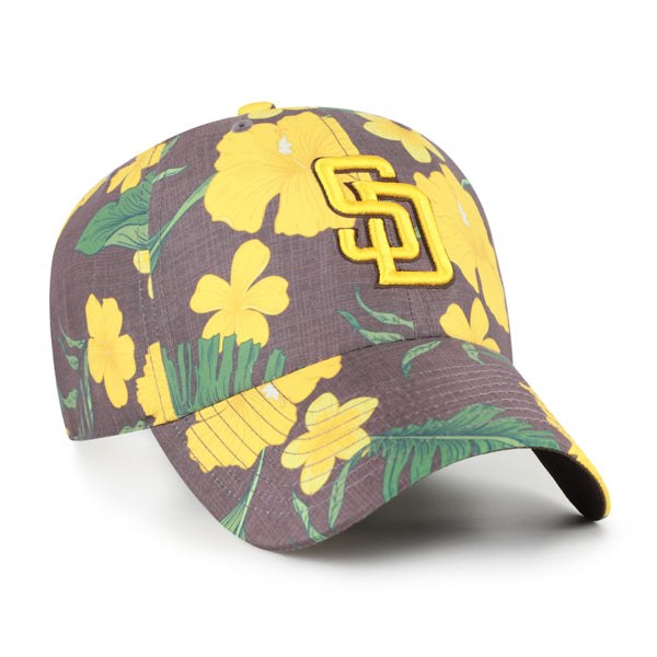 SAN DIEGO PADRES WOMEN'S '47  BRAND BEACH SIDE CLEAN UP ADJUSTABLE HAT - BROWN