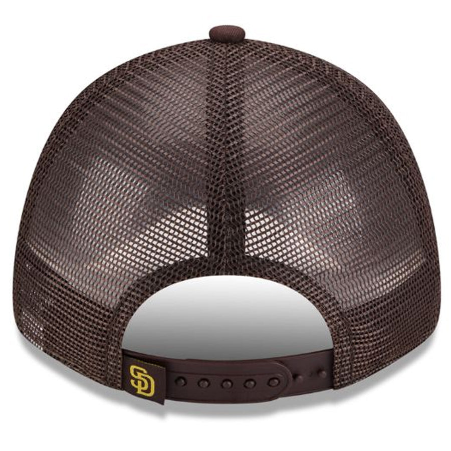 SAN DIEGO PADRES WOMEN'S ARCH GLITZ 9FORTY ADJUSTABLE HAT - BROWN