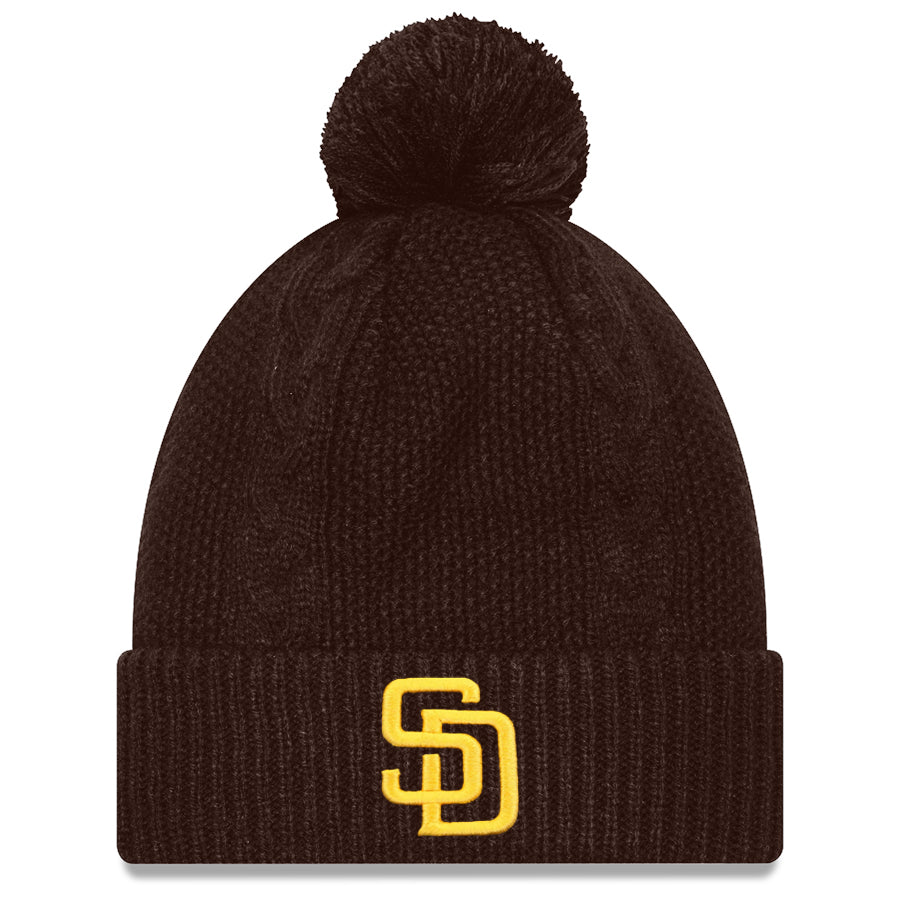 SAN DIEGO PADRES WOMEN'S CABLED CUFF KNIT