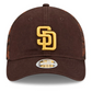 SAN DIEGO PADRES WOMEN'S FLORAL MESH 9FORTY M-CROWN TRUCKER HAT - BROWN