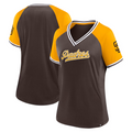 SAN DIEGO PADRES WOMEN'S GLITZ & GLAM DIVA V-NECK T-SHIRT